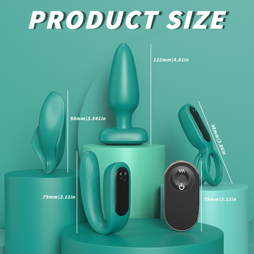 S-Hande The Love Kit Yeşil Vibratör Set