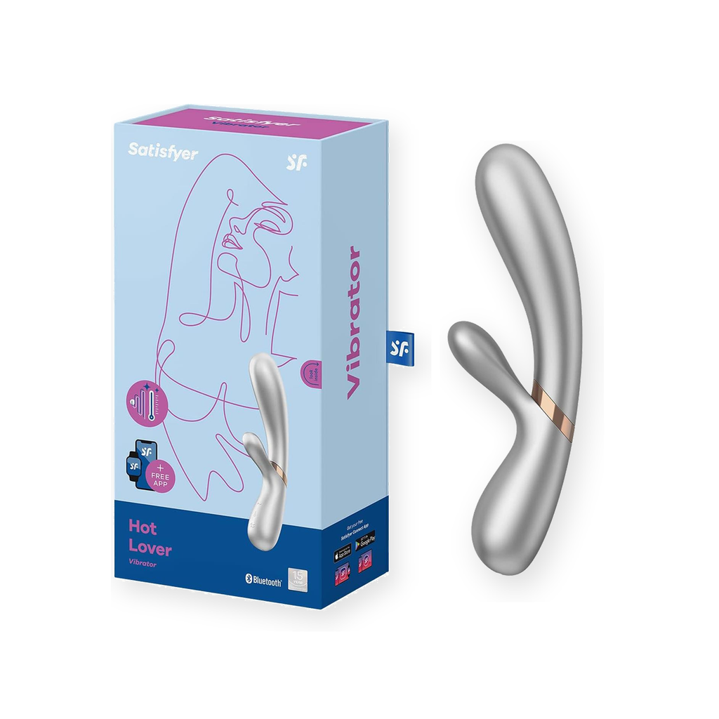 Satisfyer Hot Lover App Kontrollü Tavşan Vibratör Silver
