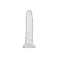 Şeffaf Fosforlu Silikon Dildo 13 cm