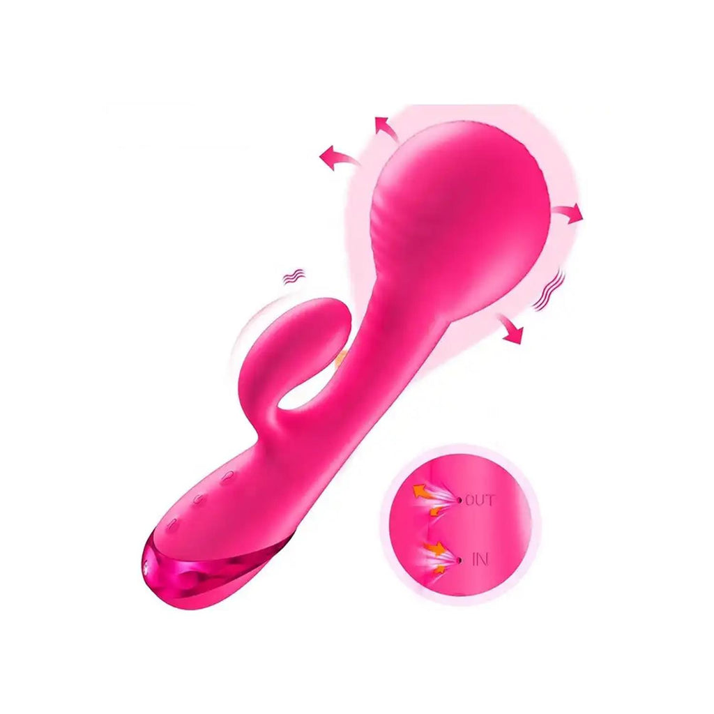 Şişebilen Vibratör Rose