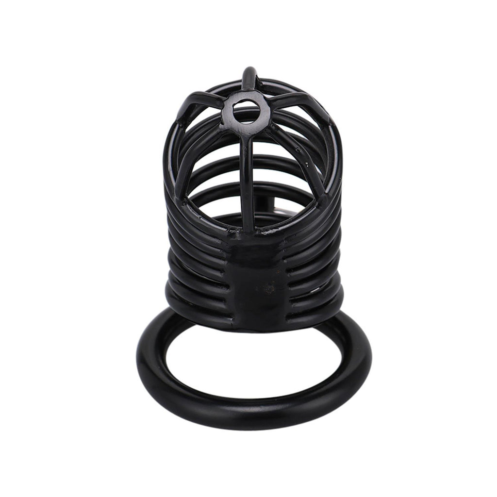 Siyah Metal Penis Kilidi 40mm  – Ayarlanabilir Çelik Kafes + Asma Kilit