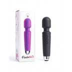 Bükülebilir Başlıklı Wand Vibratör Siyah