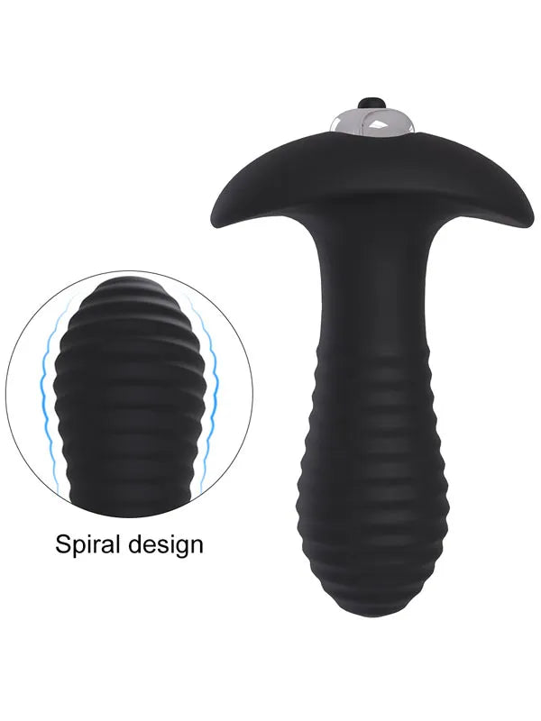 Giyilebilir Titreşimli Spiral Butt Plug