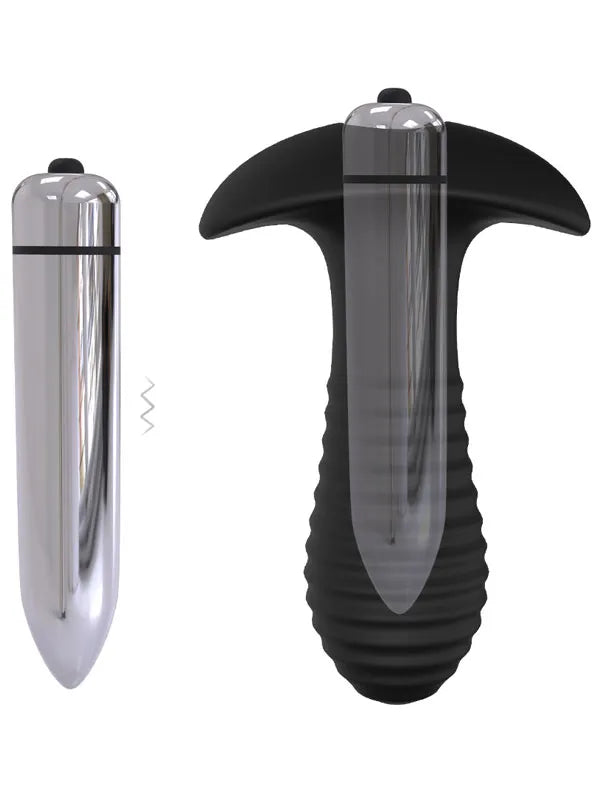 Giyilebilir Titreşimli Spiral Butt Plug