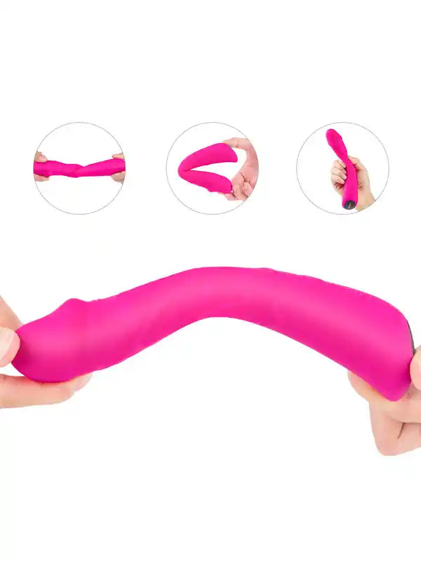 Güçlü Esnek Şarjlı Vibratör 21 cm