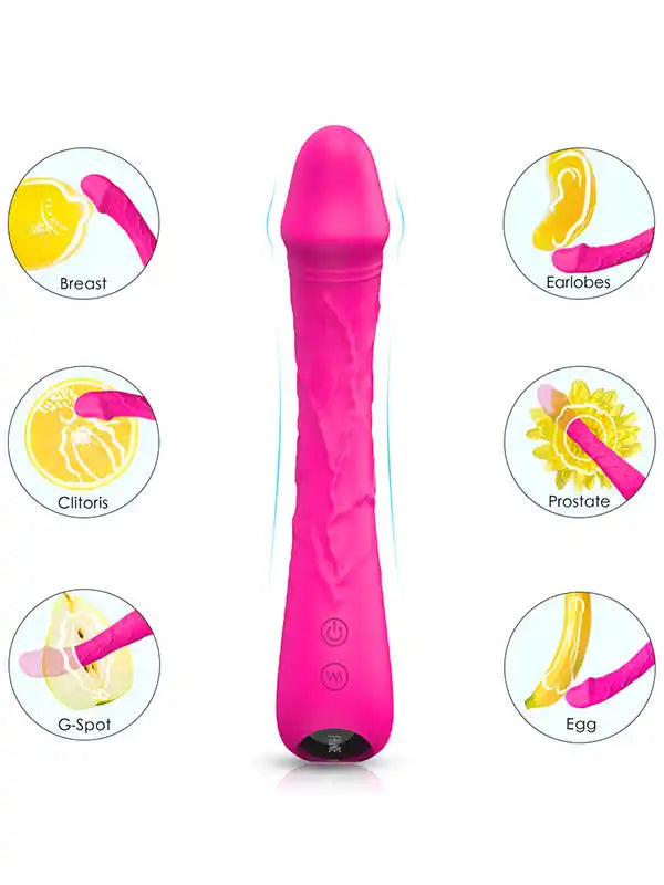 Güçlü Esnek Şarjlı Vibratör 21 cm