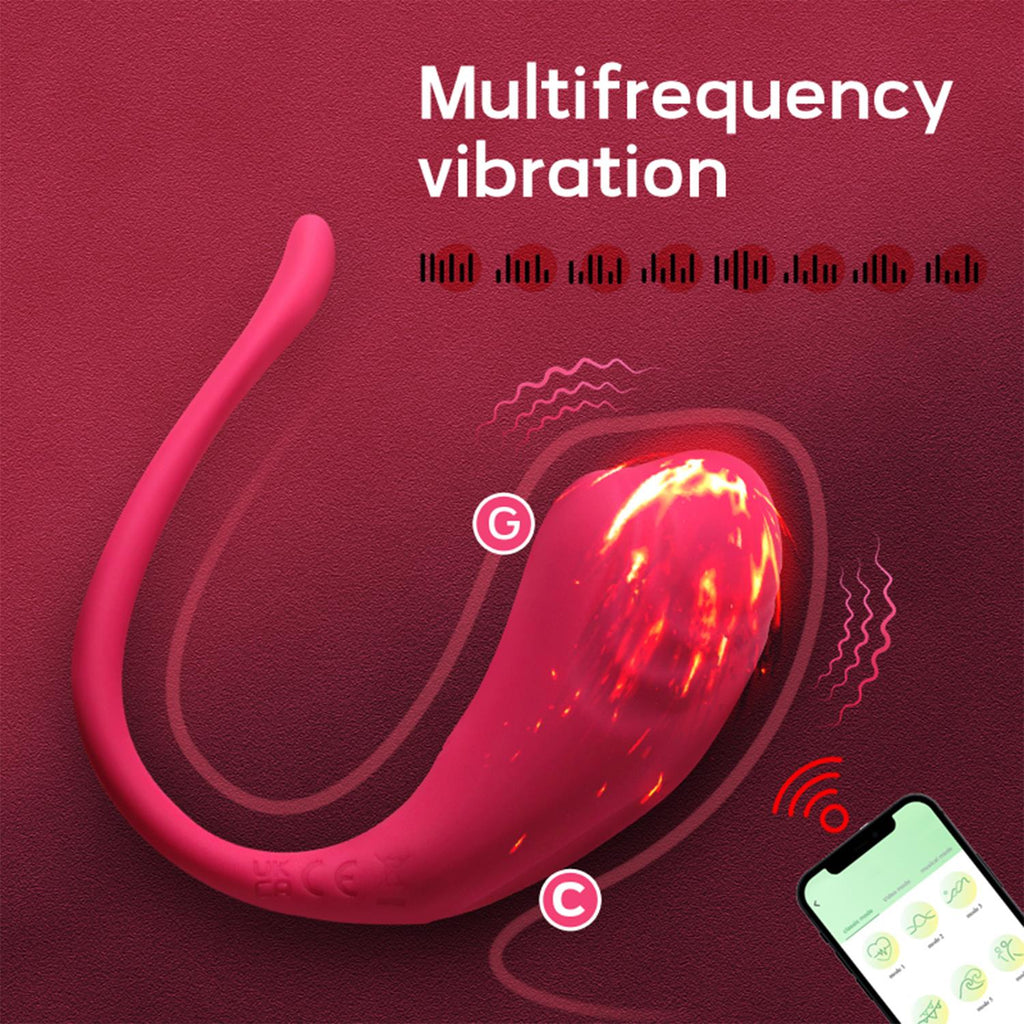 Telefon Kontrollü Modern Vibratör Pembe