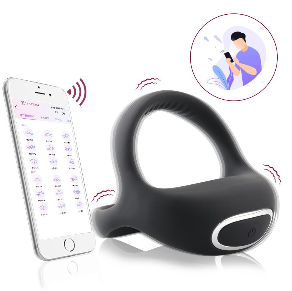 Telefon Kontrollü Titreşimli Penis Halkası