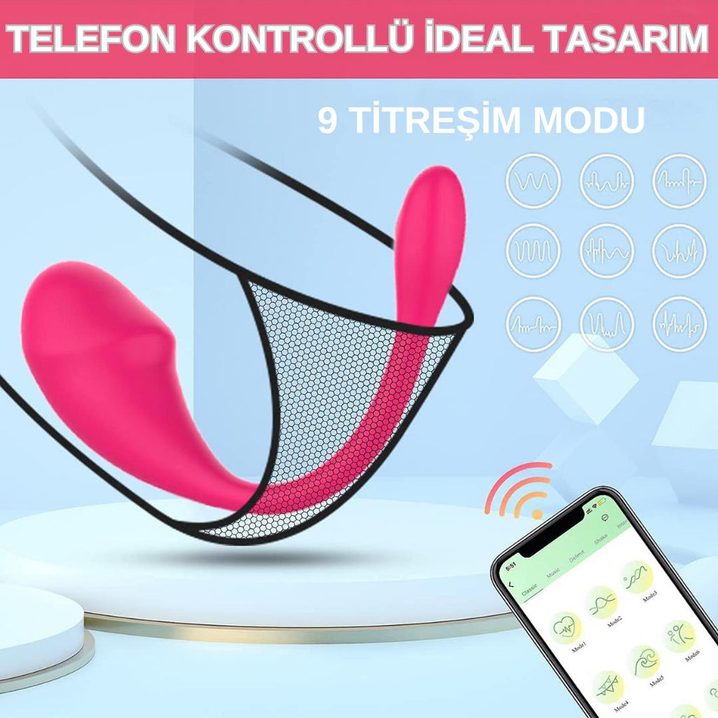 Telefon Kontrollü Yumurta Vibratör