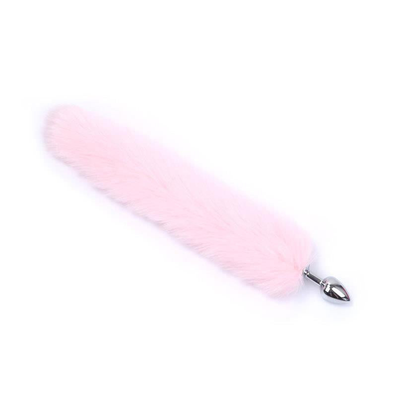 Tilki Kuyruk Anal Plug Pembe Küçük Boy