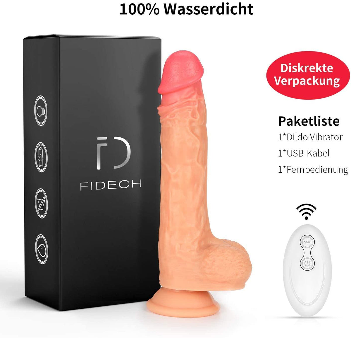 Uzaktan Kumandalı Hareketli Dildo Vibratör