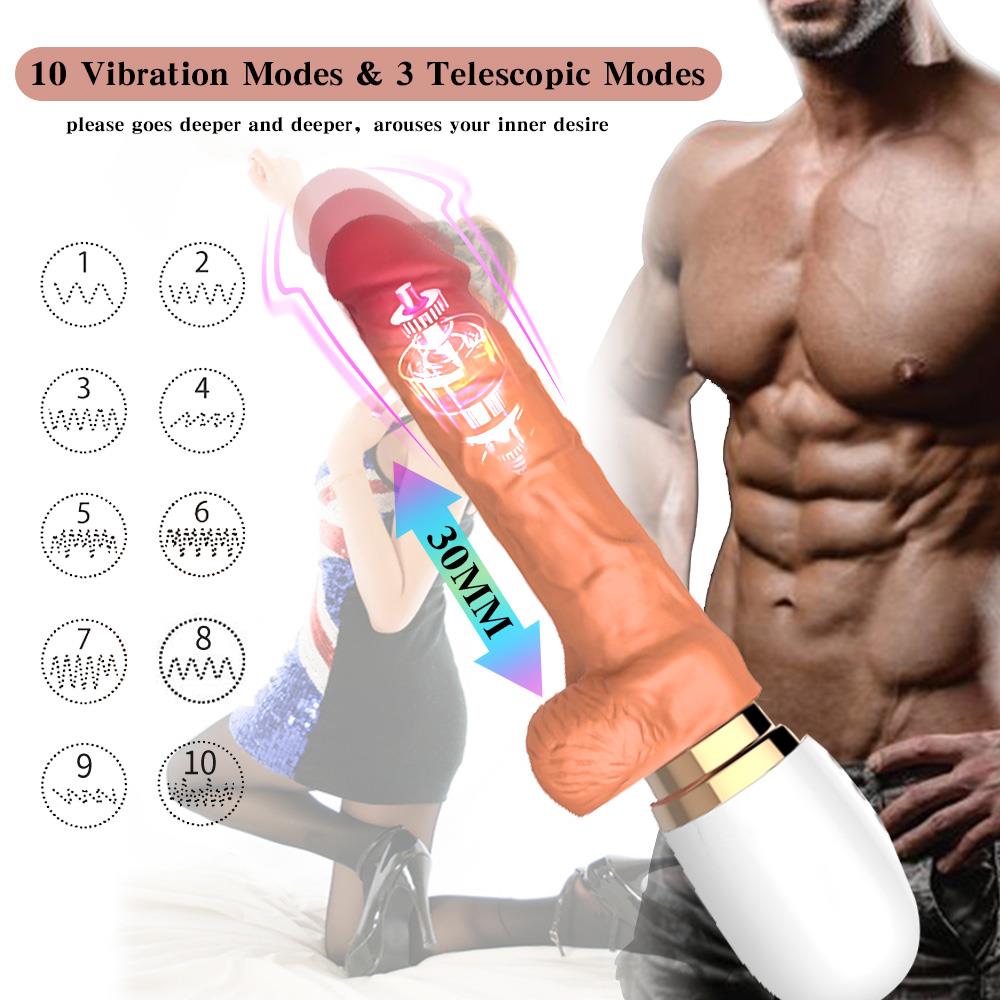 Uzaktan Kumandalı Hareketli Dildo Vibratör