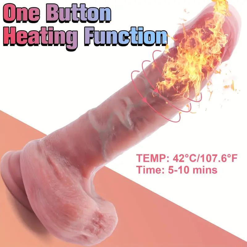 Uzaktan Kumandalı Hareketli Gerçekçi Dildo
