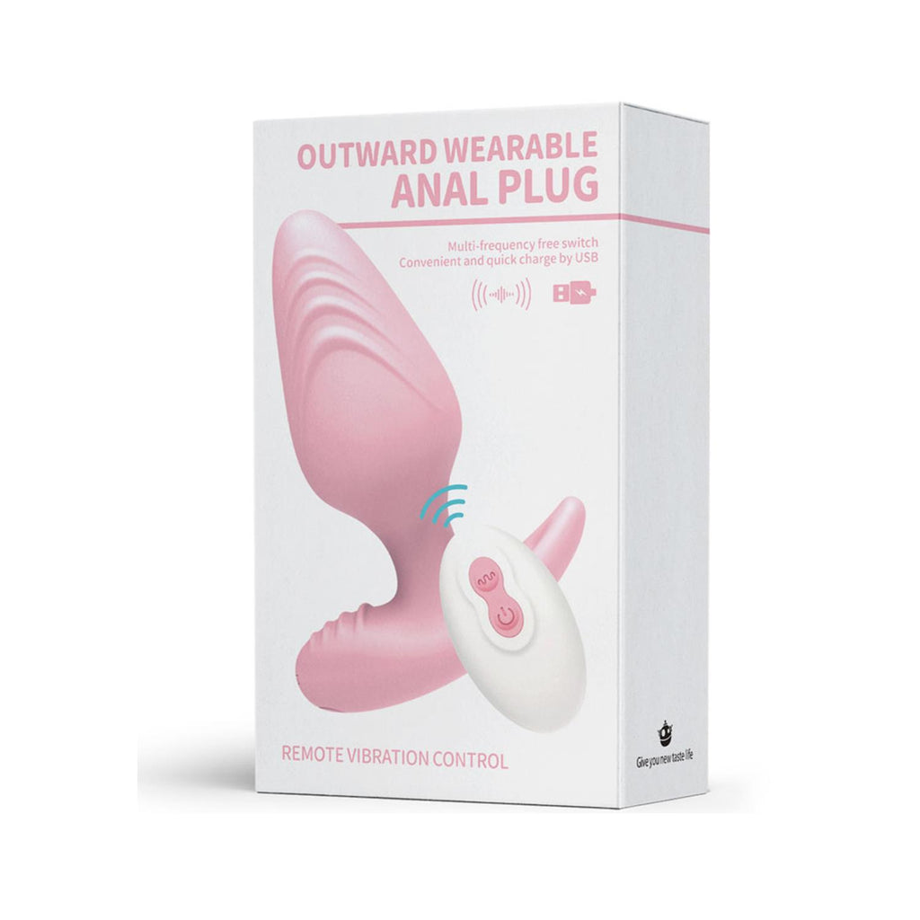 Uzaktan Kumandalı Şarjlı Titreşimli Anal Plug Siyah 10 cm