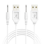 Vibratör İçin DC Uçlu USB Şarj Kablosu 30 cm