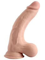 9" Dual Layer Oynar Derili Realistik Dildo 23 cm