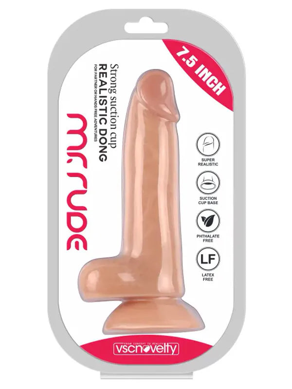 7.5” Realistik Dildo 19 cm