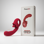 Modern G Noktası Uyarıcılı Vibratör Kırmızı