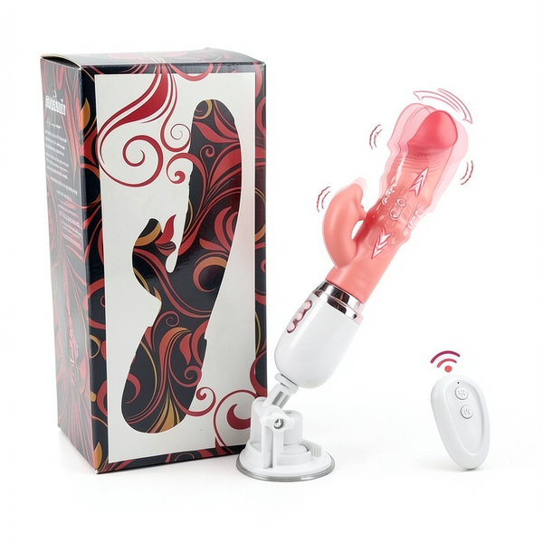 Pembe Tilki 10 Modlu Dual Motorlu Realistik Vibratör