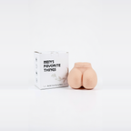 Gerçekçi File Desenli Kalça Mastürbatör – Çift Kanallı, 950 Gram, 16×15.5×9.5 cm